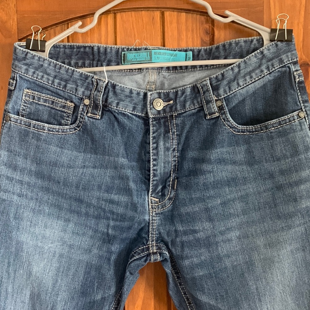 Men’s Rock&Roll Denim Revolver Straight Jeans